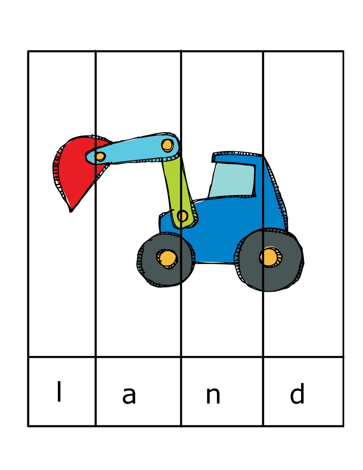 FREE and Word Family Construction Puzzles