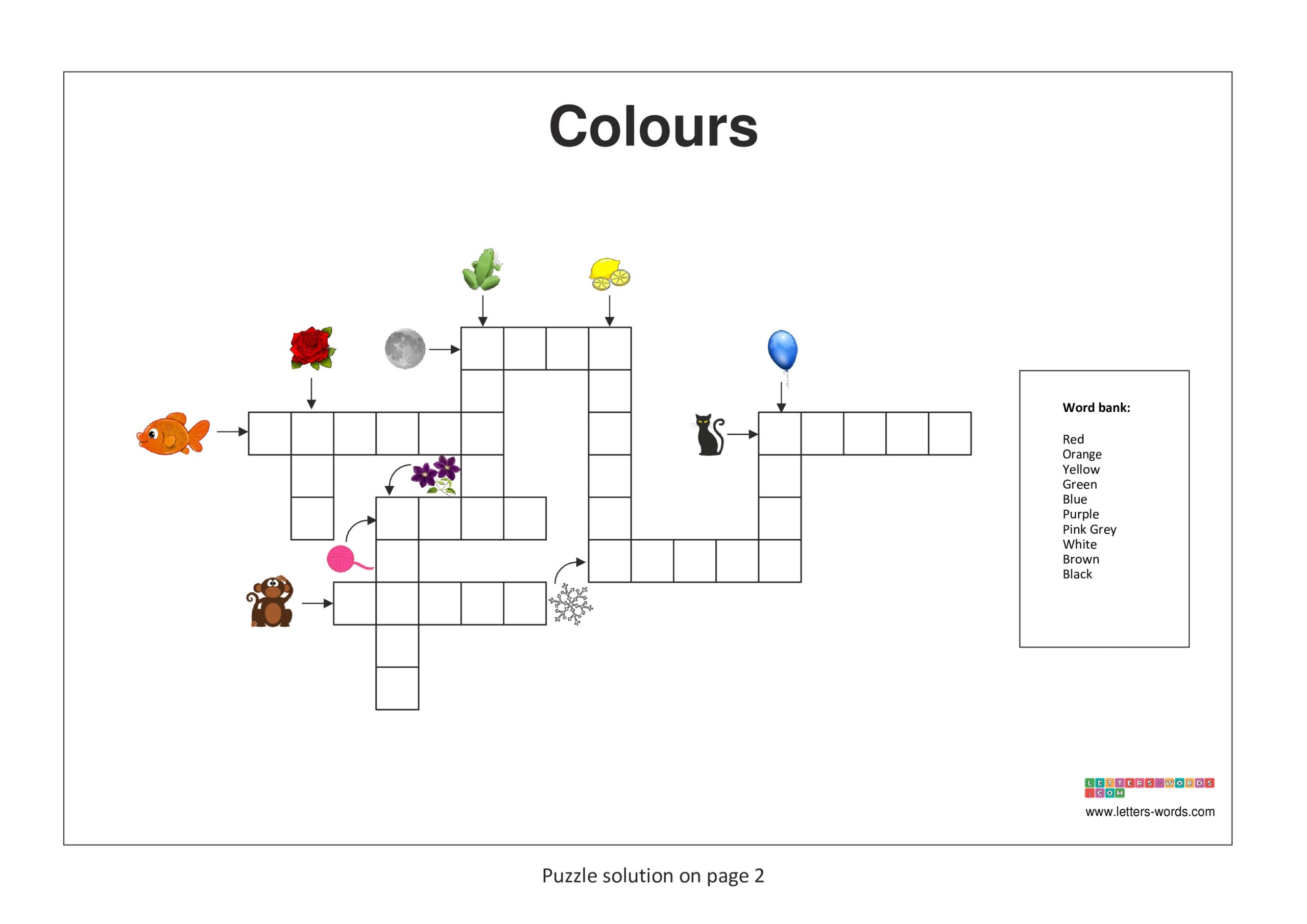  Free Crossword Puzzles For Children With Printable Solutions