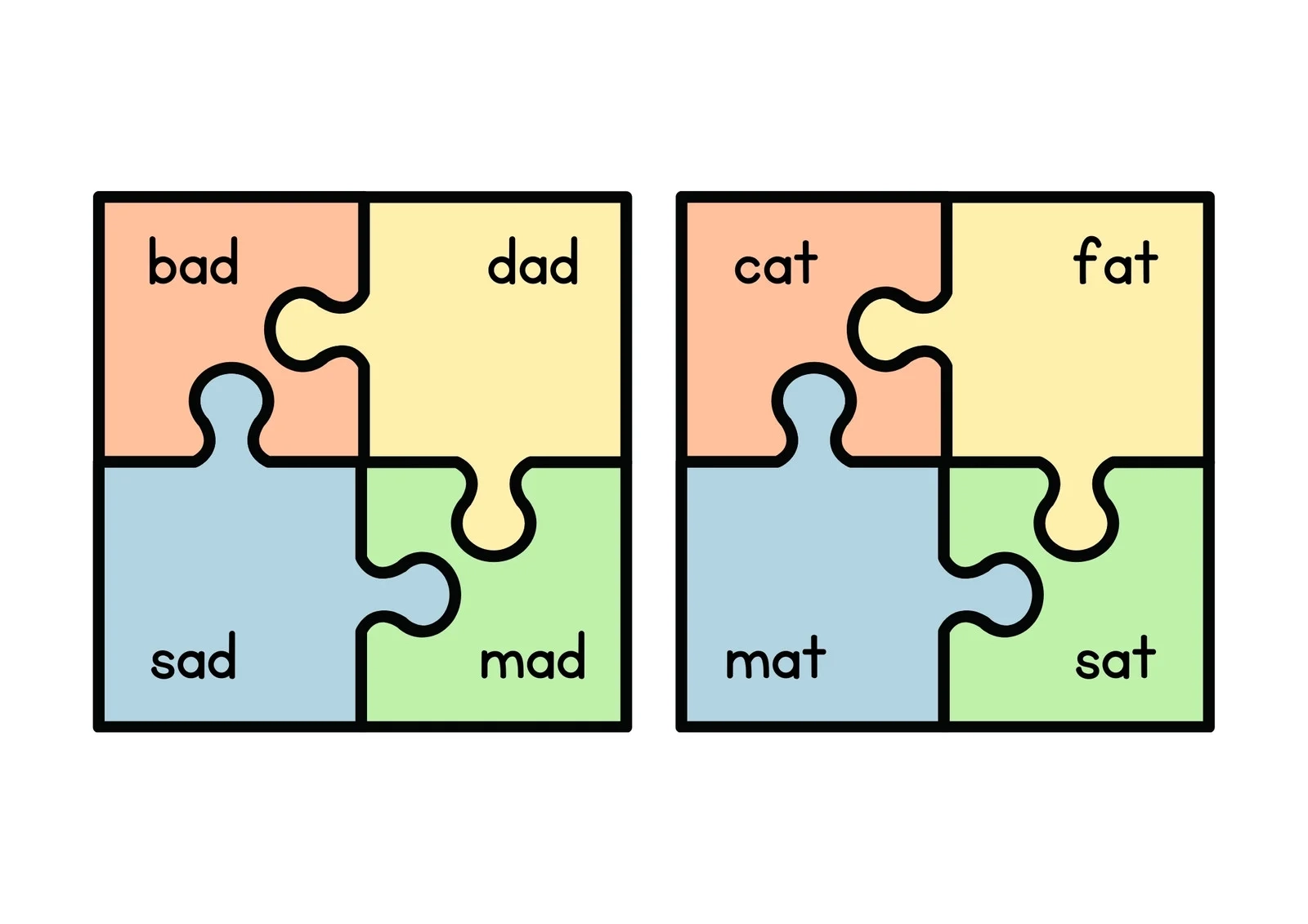 Free Editable Puzzle Templates Canva