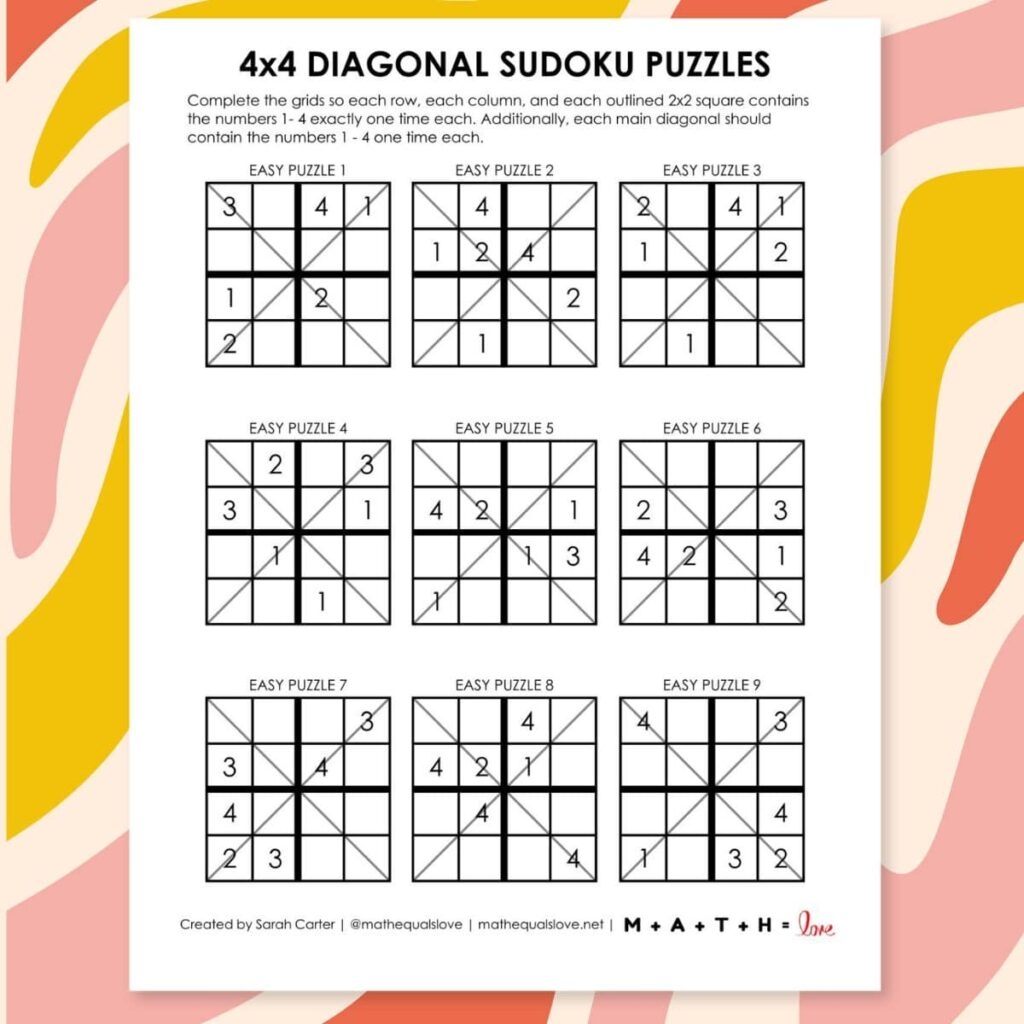 Free Printable Sudoku Puzzles PDF Downloads Free Printable Sudoku Puzzles PDF Downloads