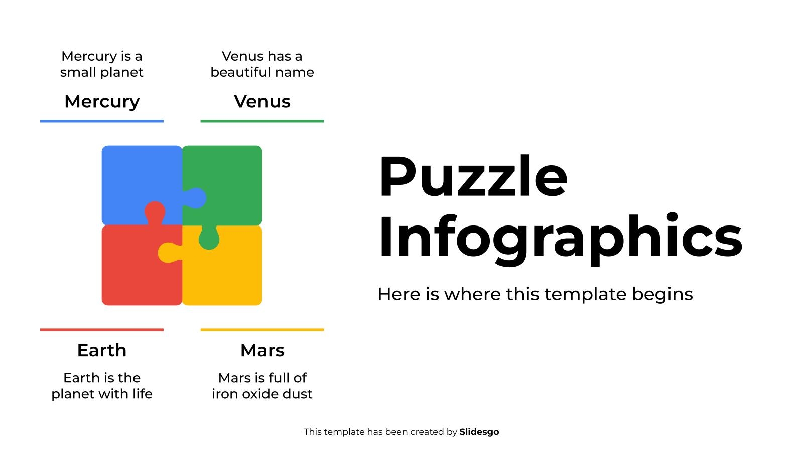 Free Puzzle styled Templates For Google Slides PowerPoint