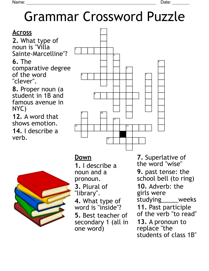 Grammer Crossword WordMint