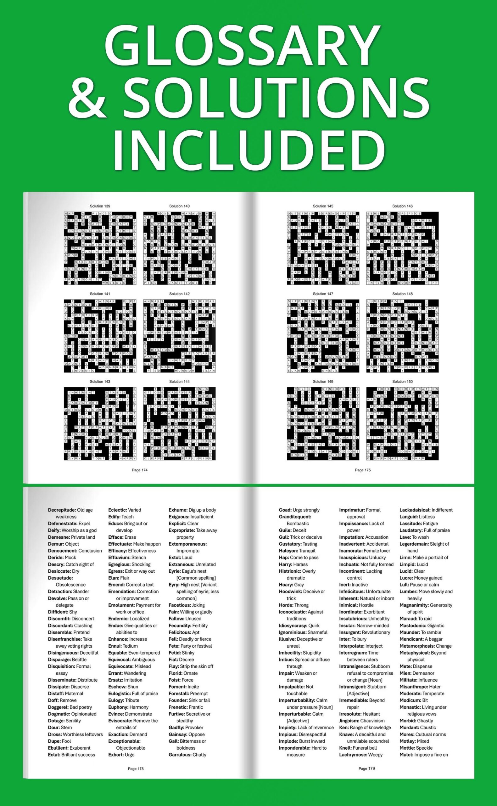 GRE Vocabulary Crossword Puzzles Test Prep PDF Download 150 Puzzles Personal Use Only Etsy