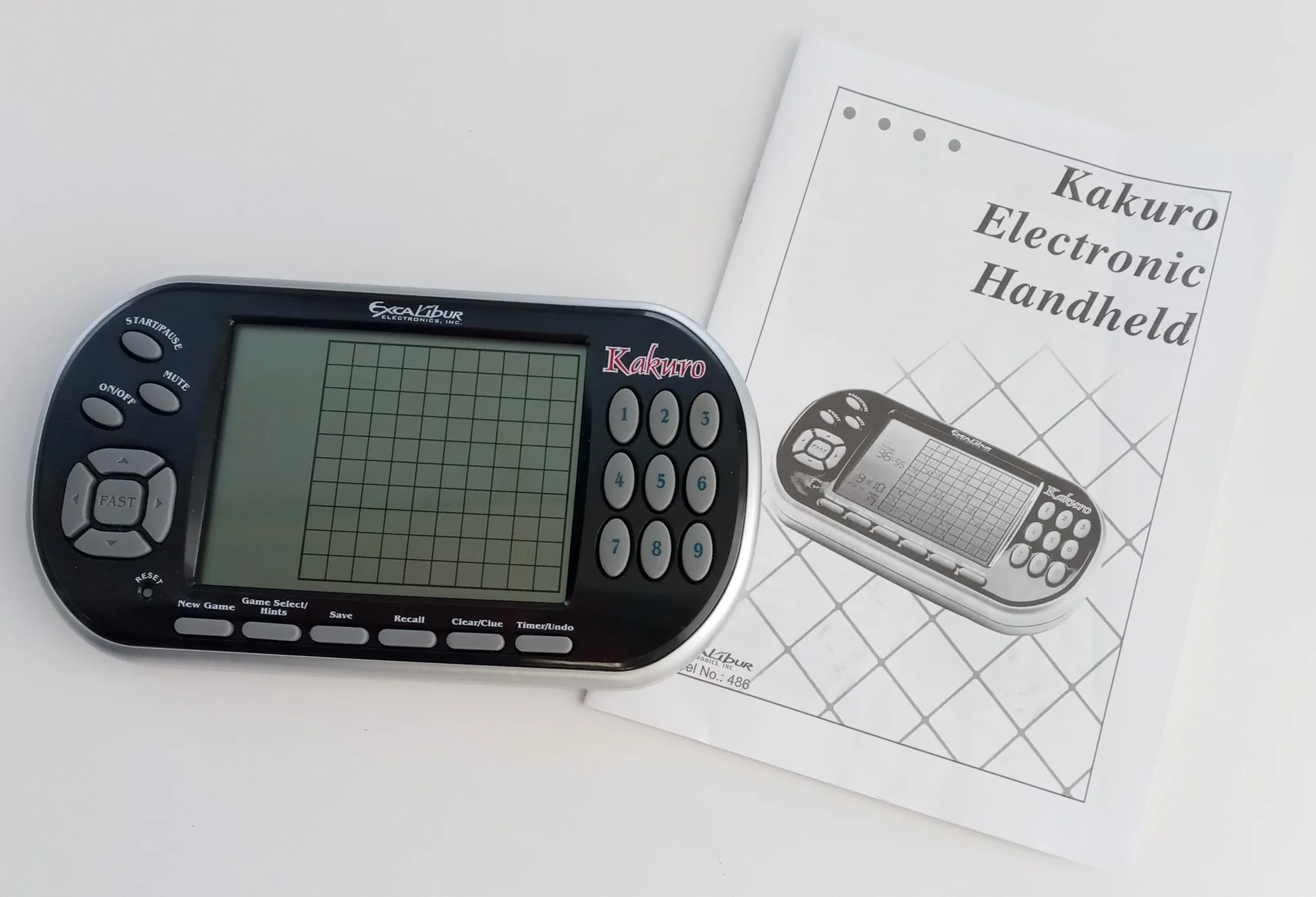 Handheld Electronic Puzzle Excalibur 486 Kakuro Handheld Electronic Crossword Puzzle Game Excalibur 486 Kakuro Handheld Electronic Crossword Game