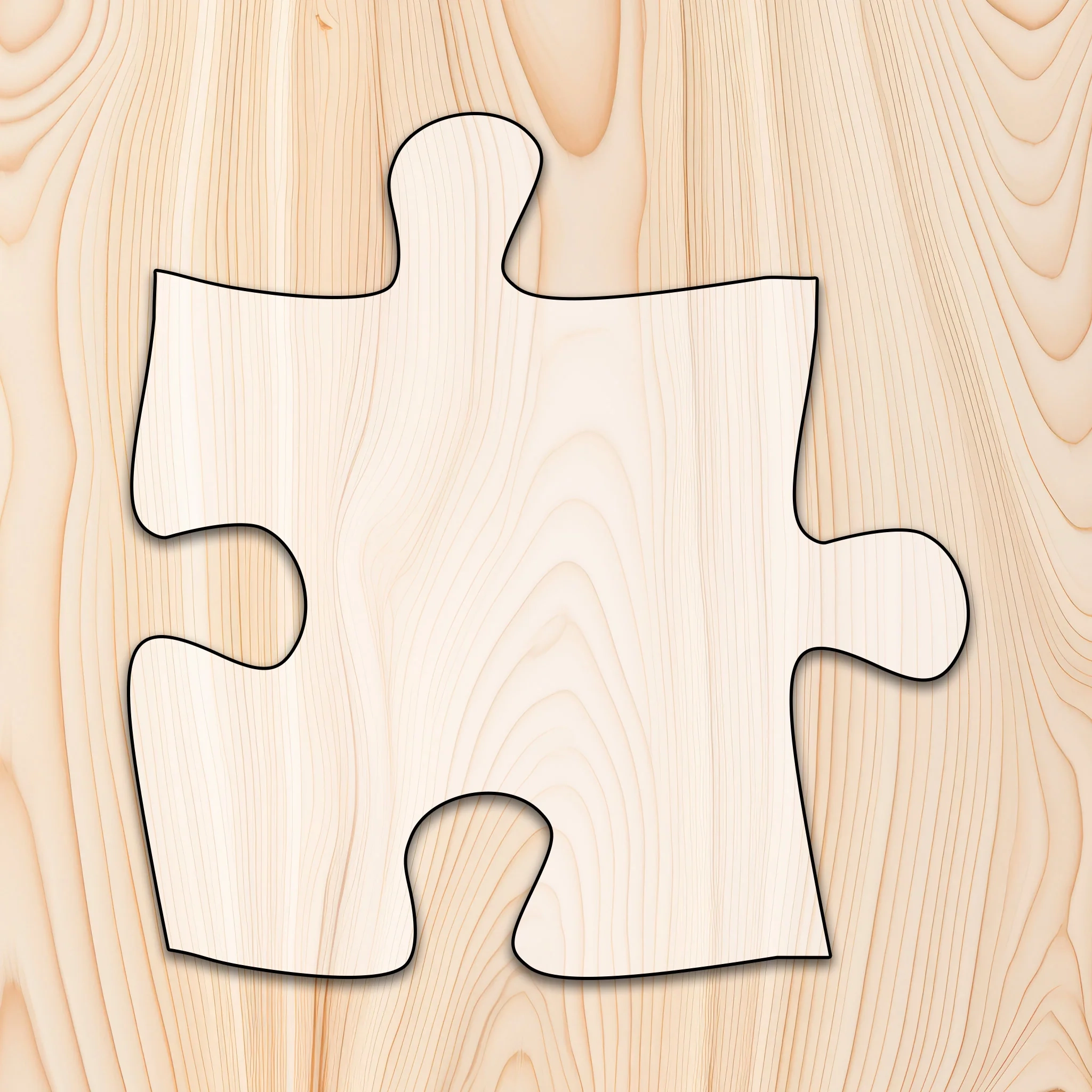 Interlocking Puzzle Piece Acrylic Router Template 1 Piece 