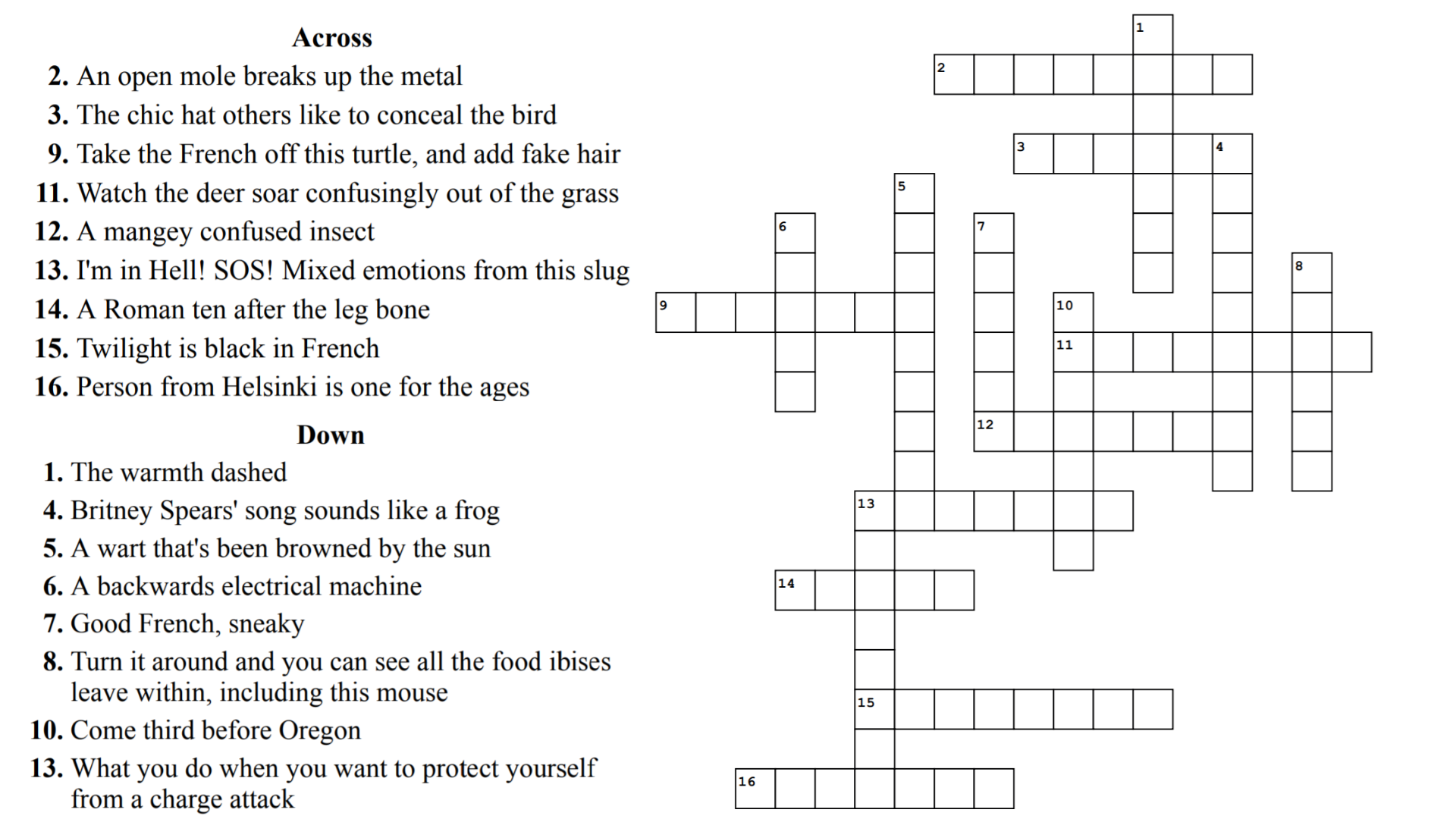 It s Lockdown Again Here In Sydney So I Made Pok mon Crossword Puzzles Here s Gen 4 warning These Are Challenging R pokemon