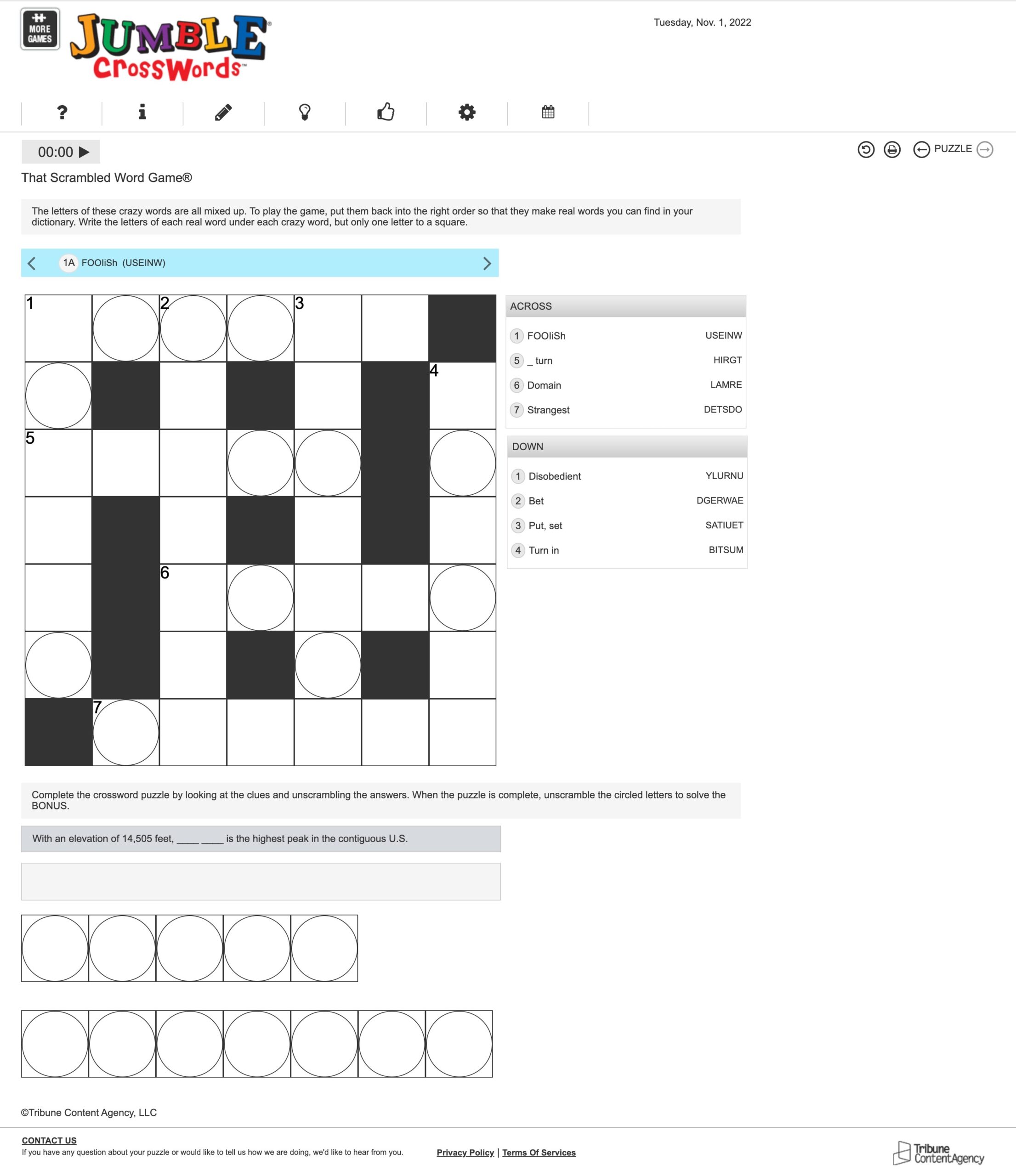 Jumble Crossword Daily Free Download And Play On Windows Microsoft Store