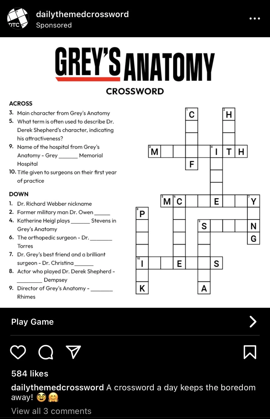 Just Saw This On Instagram R greysanatomy