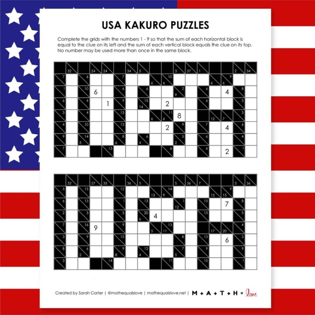 Kakuro Puzzles Free Printable PDFs 