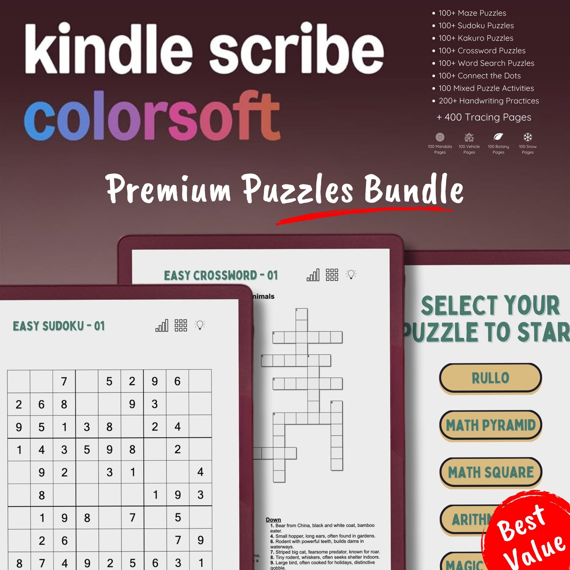 Kindle Scribe Sudoku Etsy