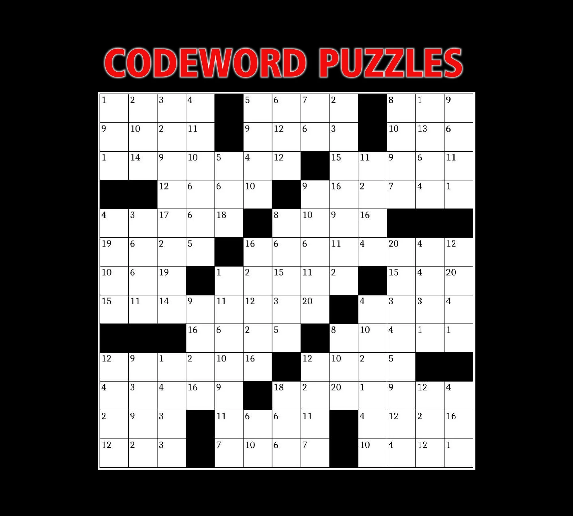 Large Print Codeword Puzzles For Adults Seniors digital Download Etsy Israel