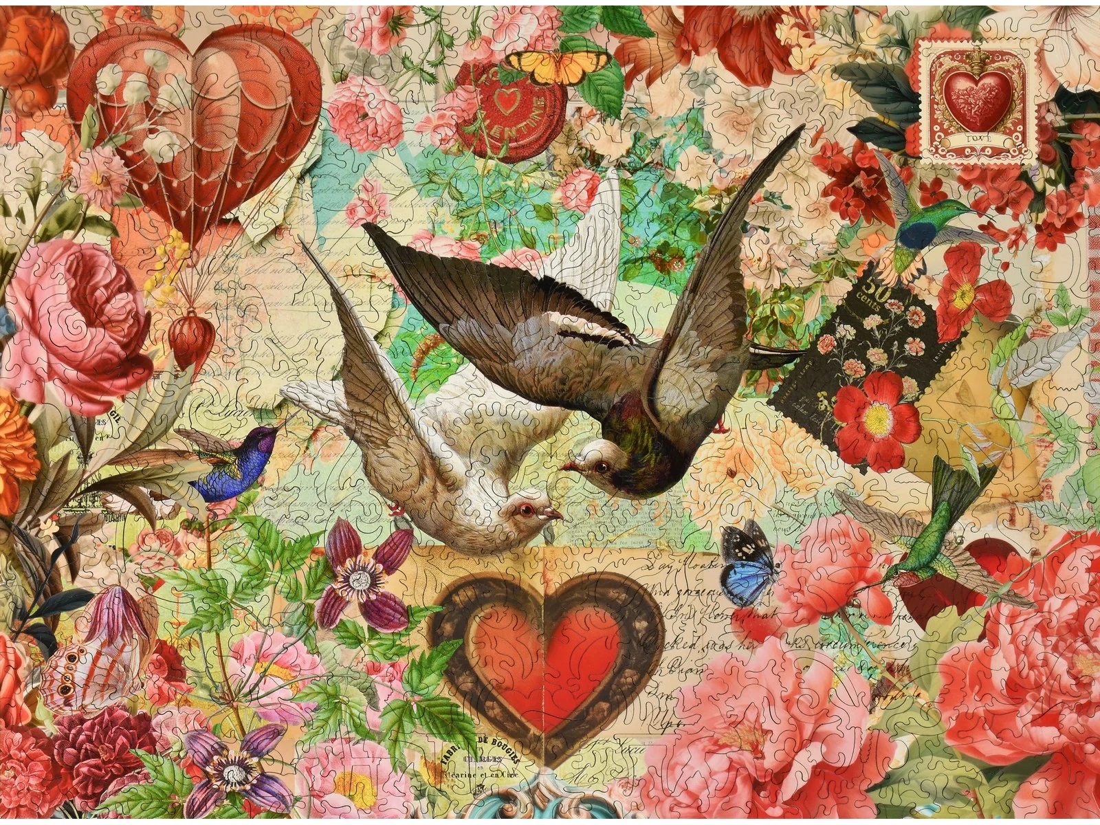 Letters Of Love Wooden Jigsaw Puzzle Liberty Puzzles