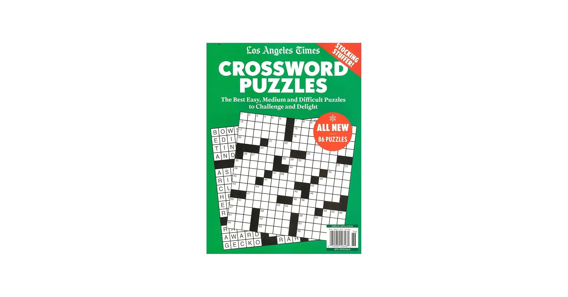 LOS ANGELES TIMES MAGAZINE SPECIAL EDITION 2024 CROSSWORDS PUZZLES Amazon Books
