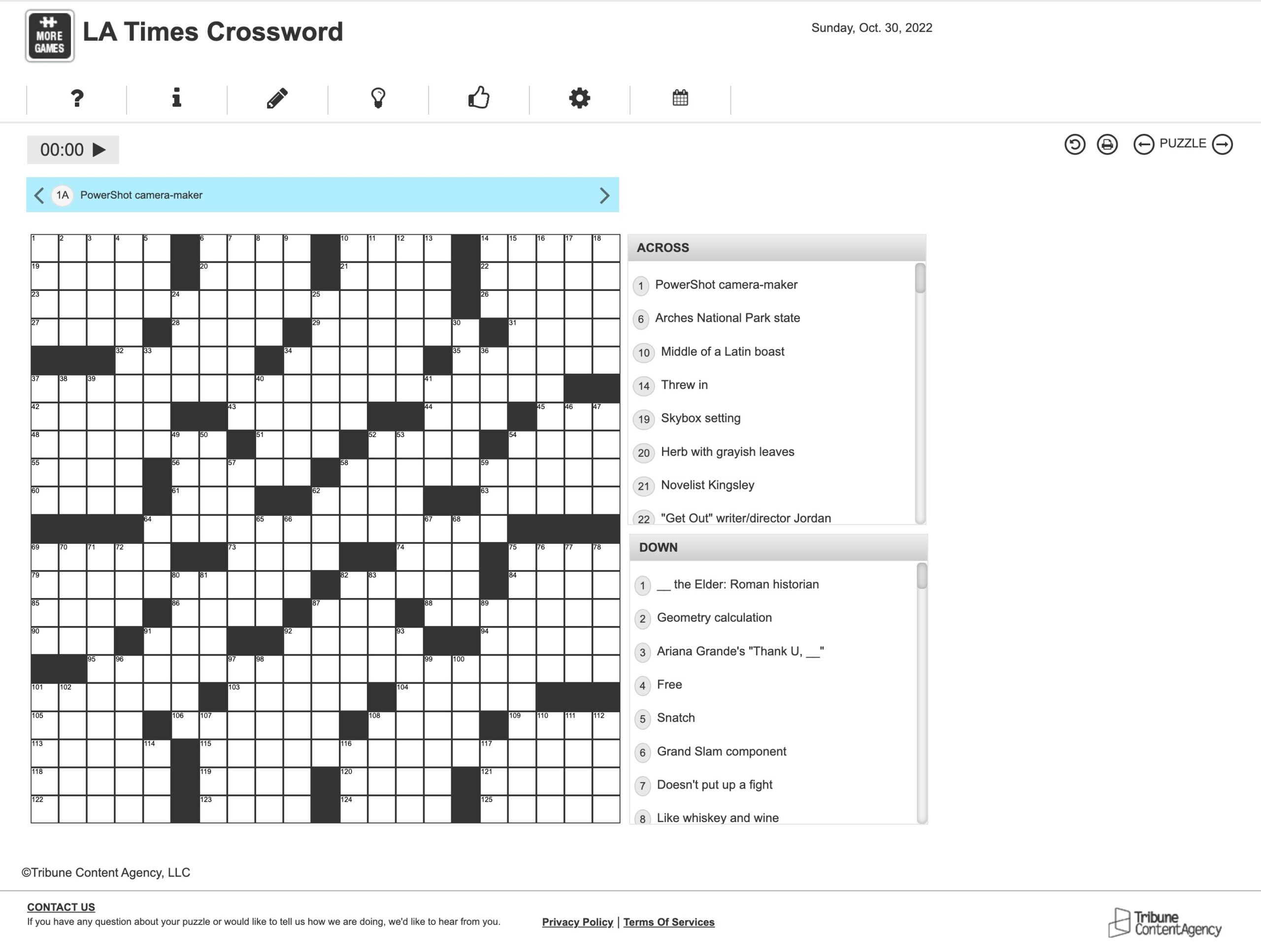 Los Angeles Times Sunday Crossword Free Download And Play On Windows Microsoft Store