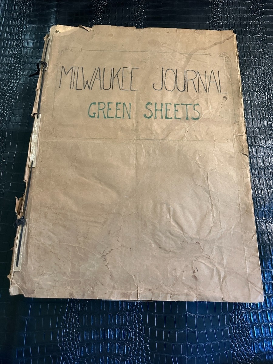 Lot Of 60 1935 MILWAUKEE GREEN SHEET Bound NEWSPAPERS W COMICS JMH SM1 EBay