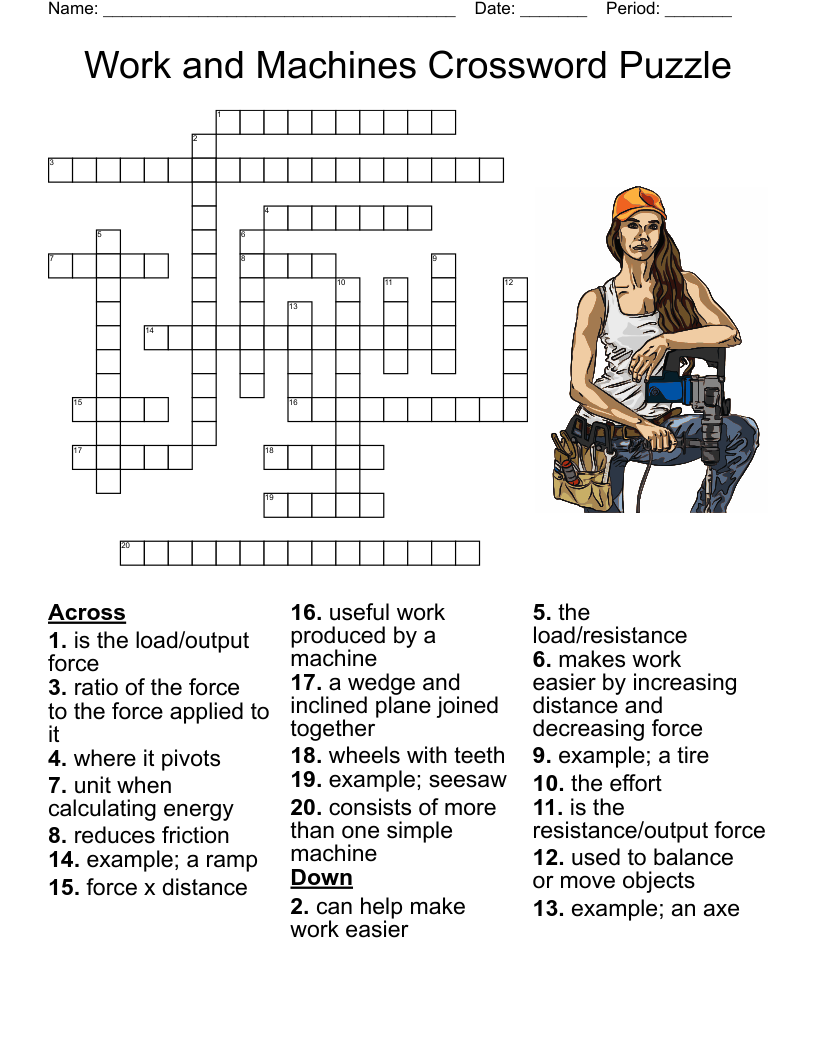 Mechanic Crossword WordMint