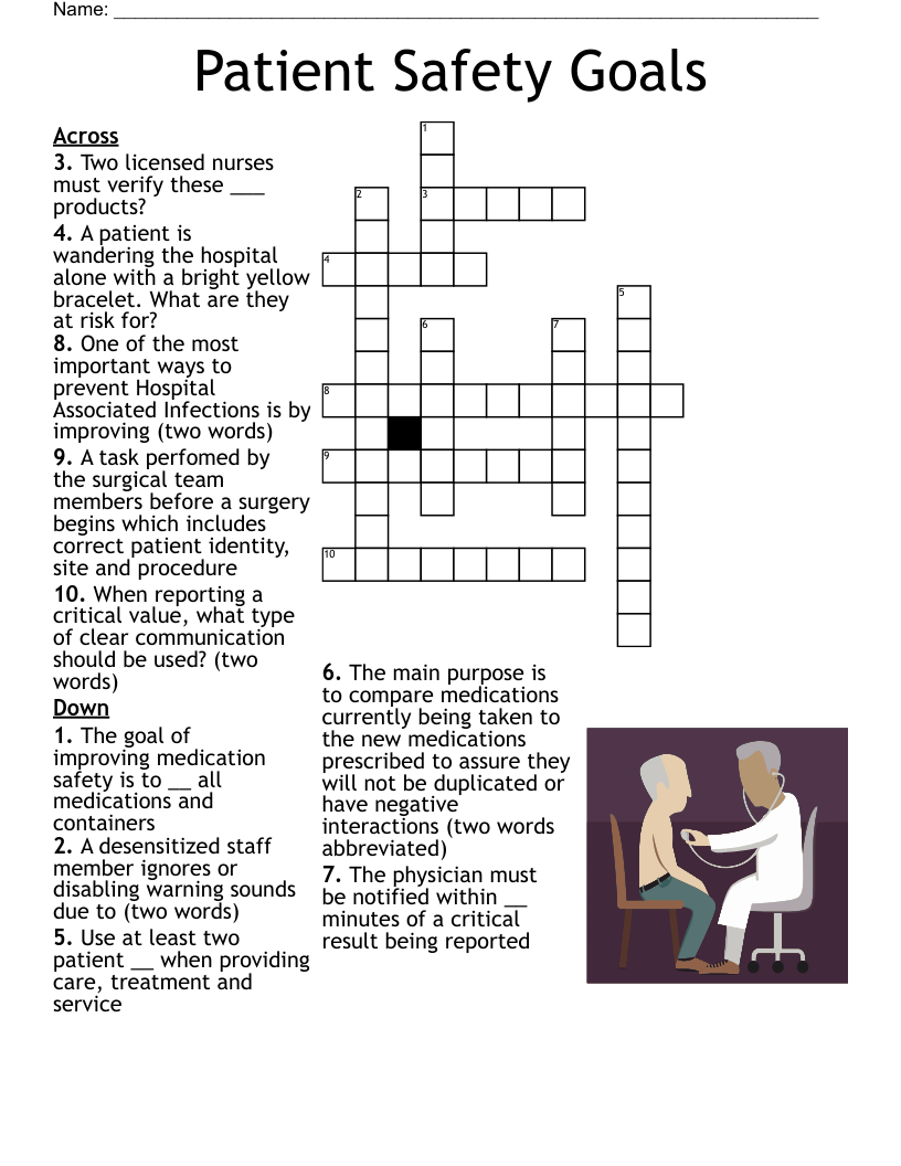 Medical Terminology Crossword WordMint