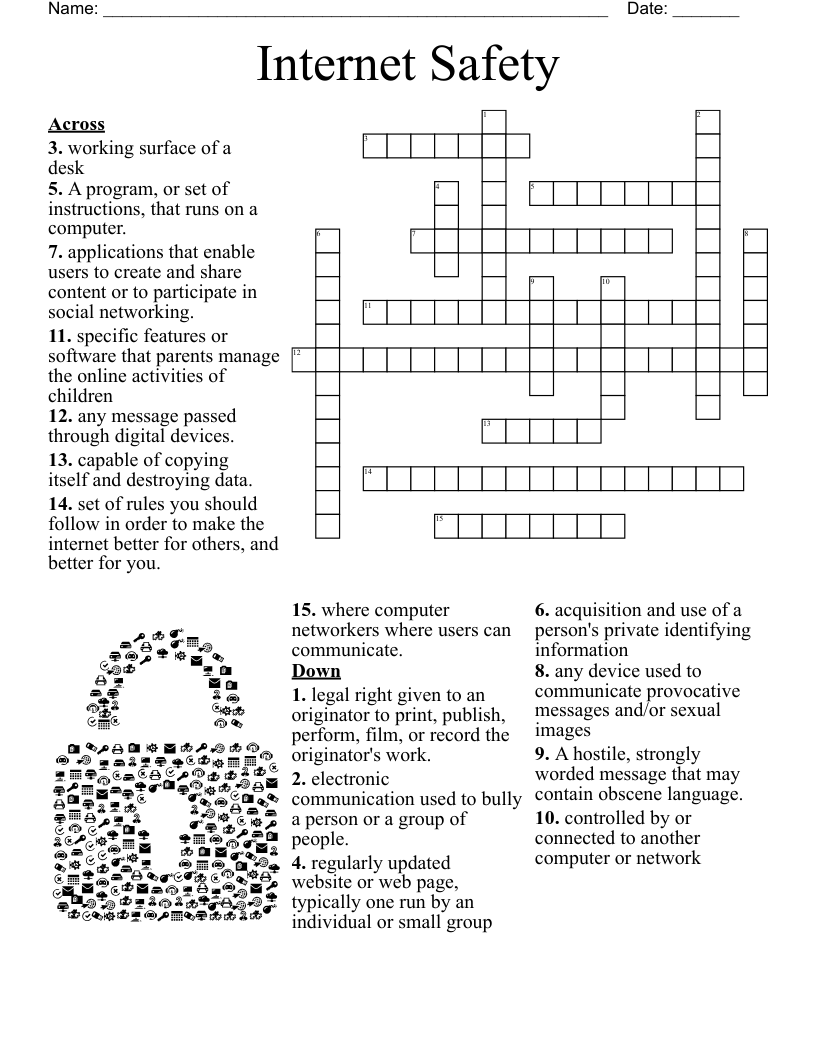 Middle School Vocabulary Crossword WordMint