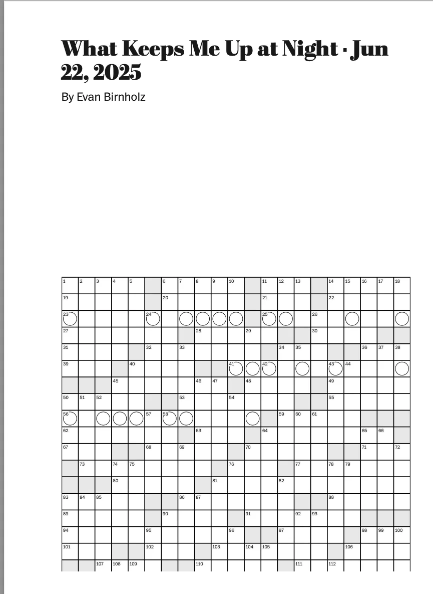 New Washington Post Format Is Awful R crossword New Washington Post Format Is Awful R crossword
