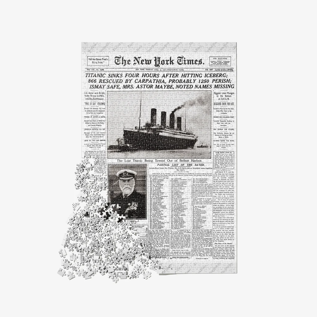 New York Times Front Page Puzzle The New York Times Store