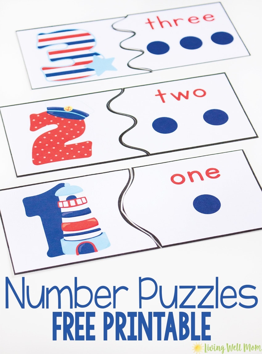 Number Recognition Puzzles Free Printables Number Recognition Puzzles Free Printables