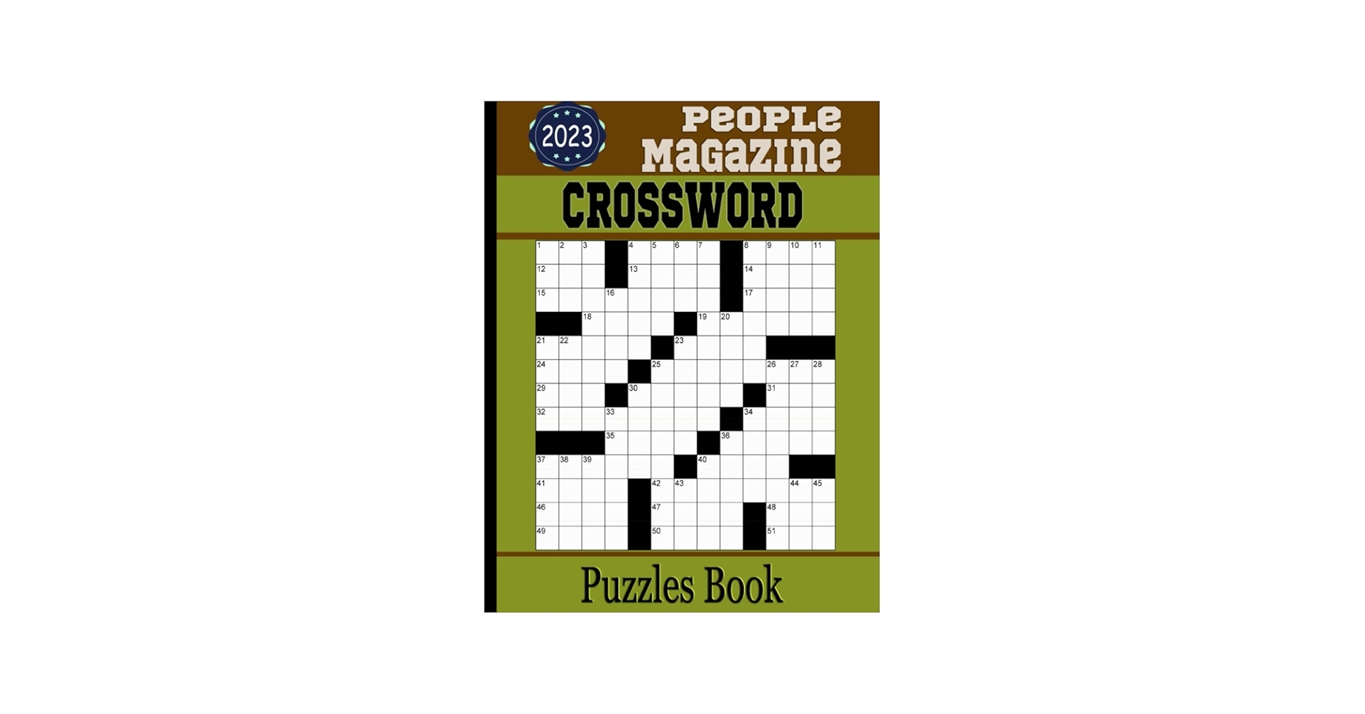 People Magazine Crossword Puzzles Book 2023 Large print Medium To Hard Crossword Puzzles Zinaoui Oussama Zinaoui Oussama 9798851281297 Amazon Books