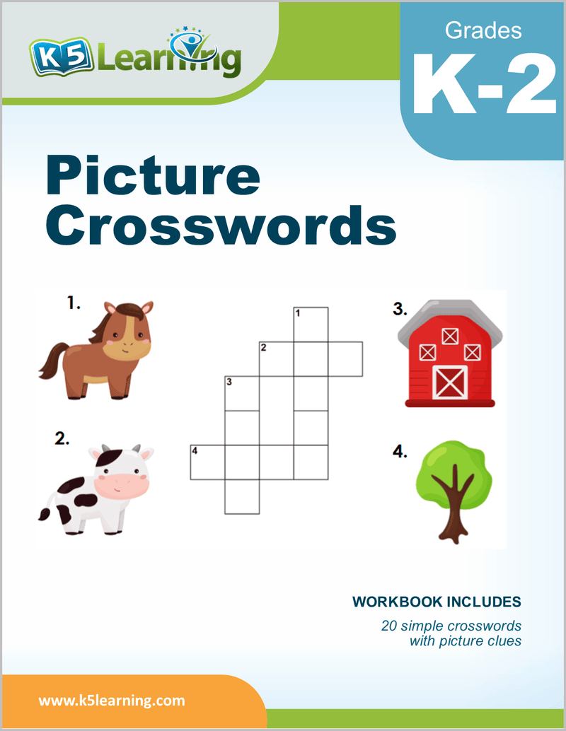 Picture Crosswords For K 2 K5 Bookstore