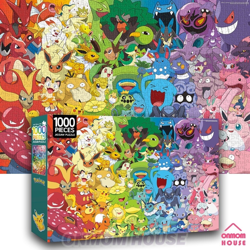 Pokemon Jigsaw Puzzle Colorful Pok mon 1000 Pieces Korean Package EBay