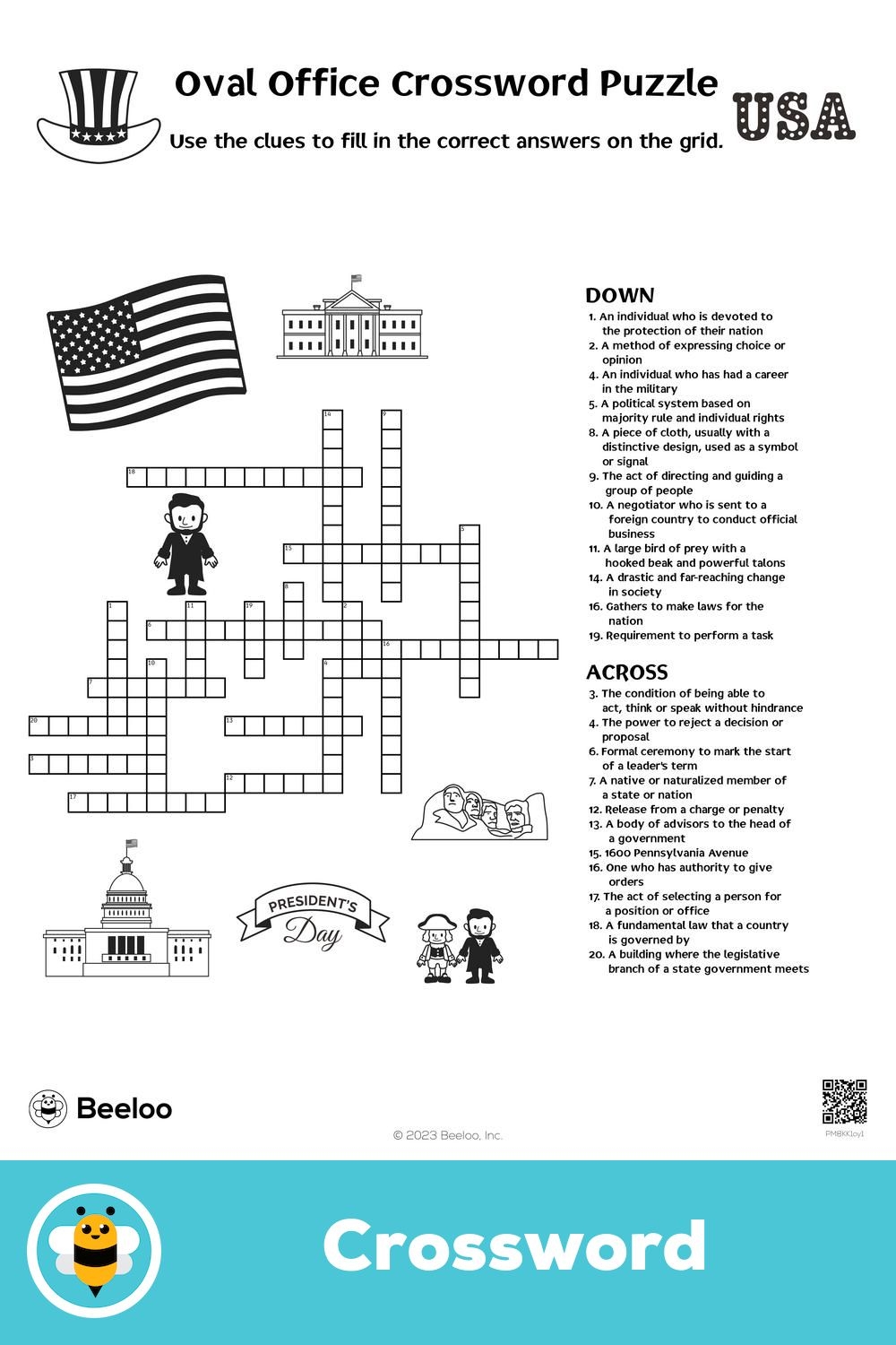 President s Day Printable Activities And Crafts