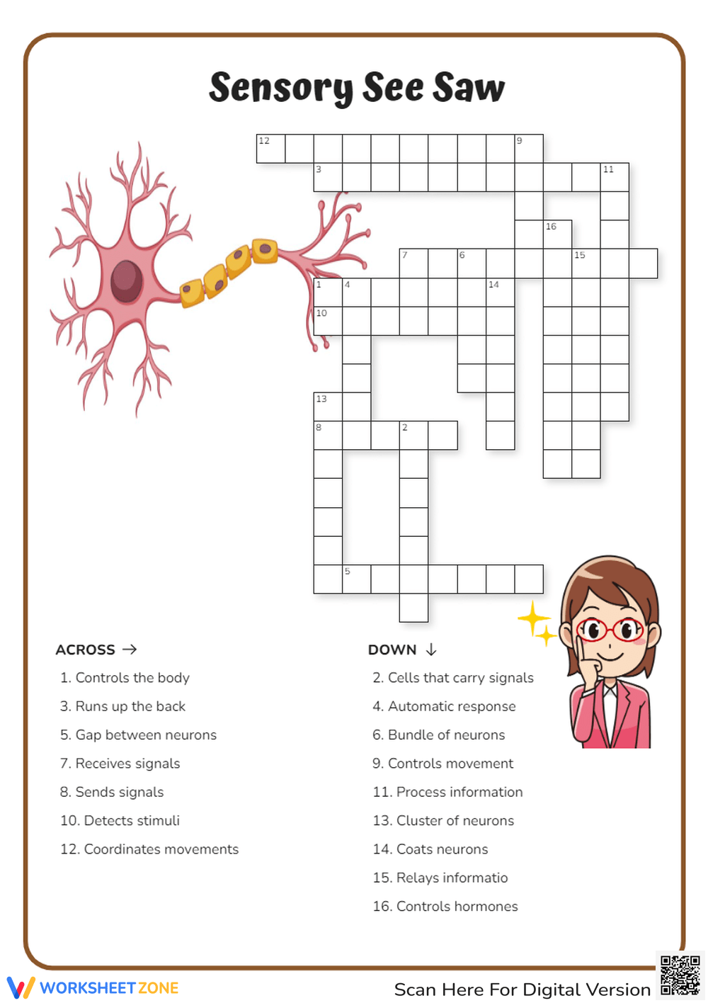 Printable 5th Grade Crossword Worksheets Download