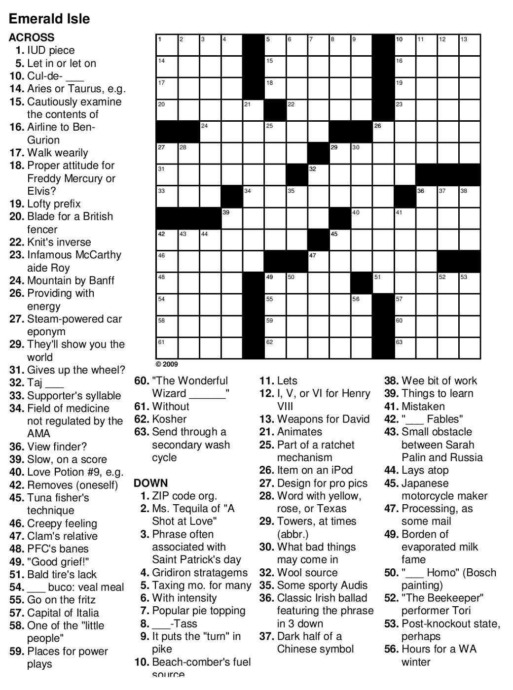 Printable Crossword Puzzles Easy To Medium Printable Crossword Worksheets Library