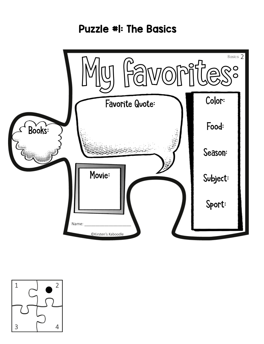 Puzzle Pieces Bulletin Board For Community Building Back To School New Years Made By Teachers