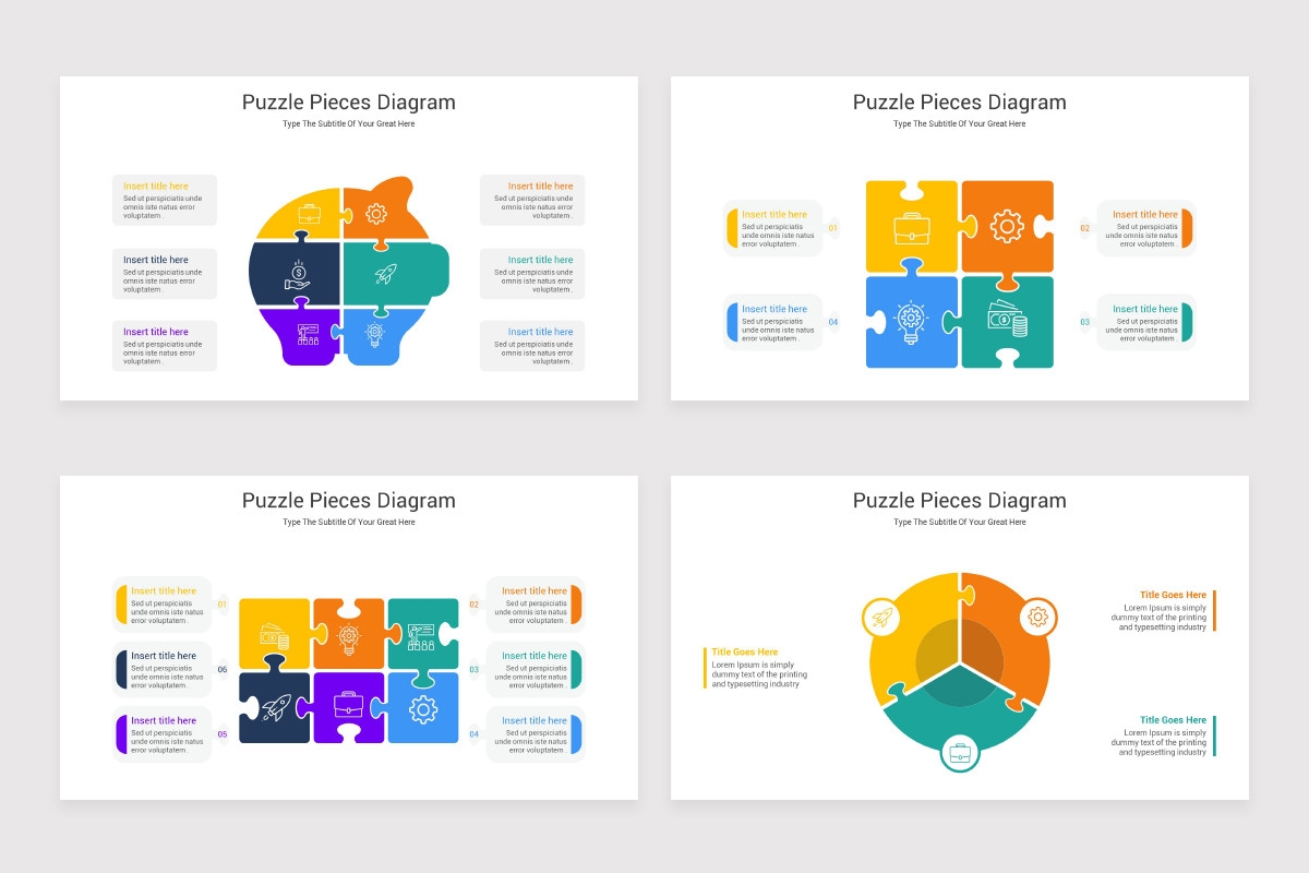 Puzzle Pieces Diagram Google Slides Template Nulivo Market Puzzle Pieces Diagram Google Slides Template Nulivo Market