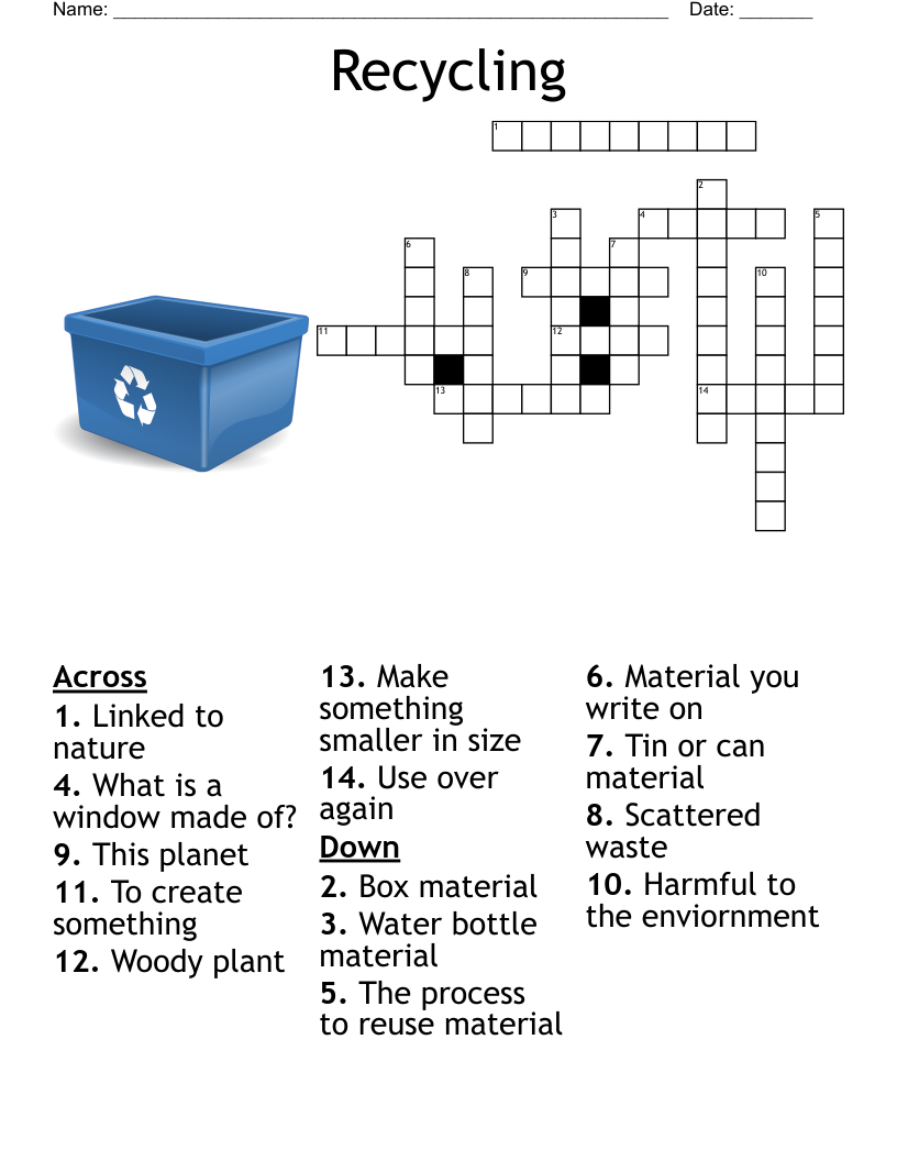 Random Things Crossword WordMint