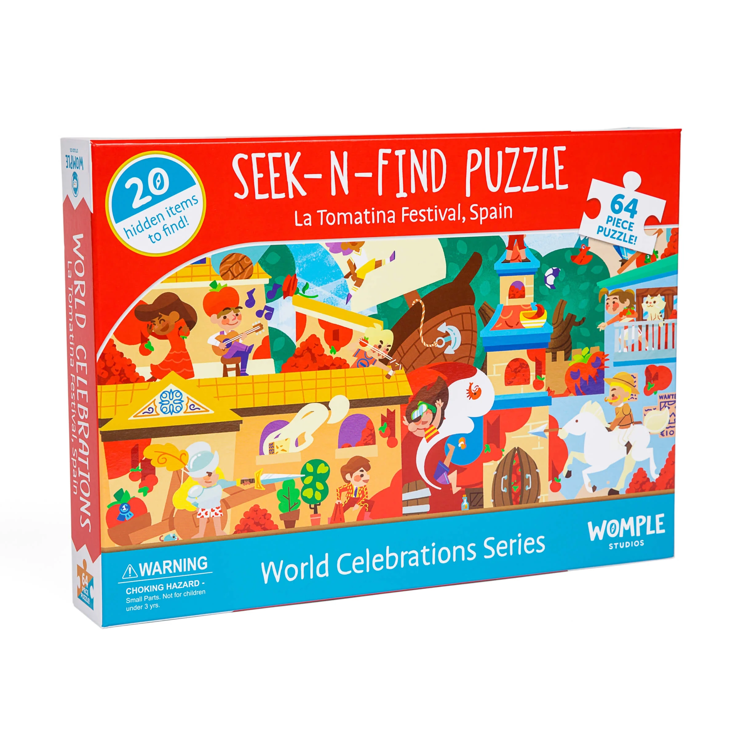Seek N Find Puzzle Spain Tomatina Festival Womple Studios