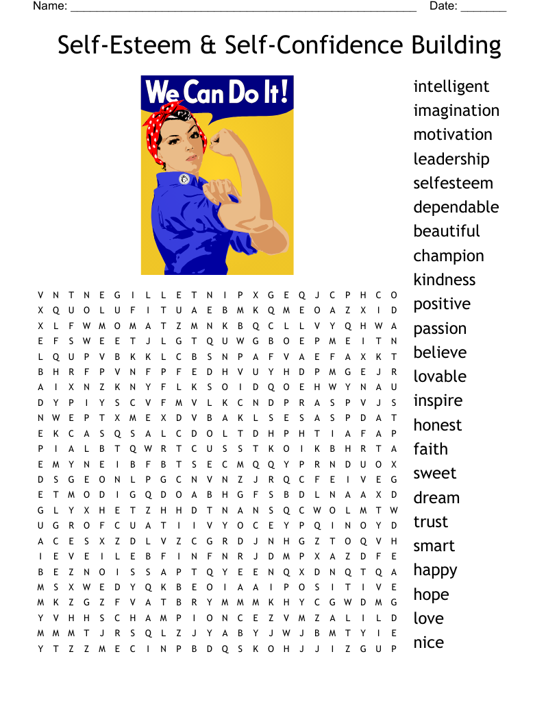 Self Love Word Search WordMint