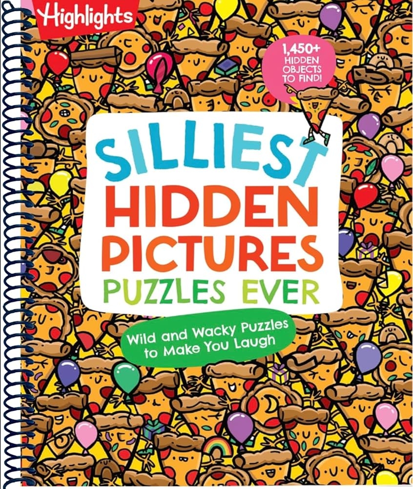 Silliest Hidden Pictures Puzzles Ever 144 Pages Of Silly Puzzles Tongue Twisters Jokes Activities With 1 450 Hidden Objects To Find Highlights Hidden Pictures Highlights Amazon Books