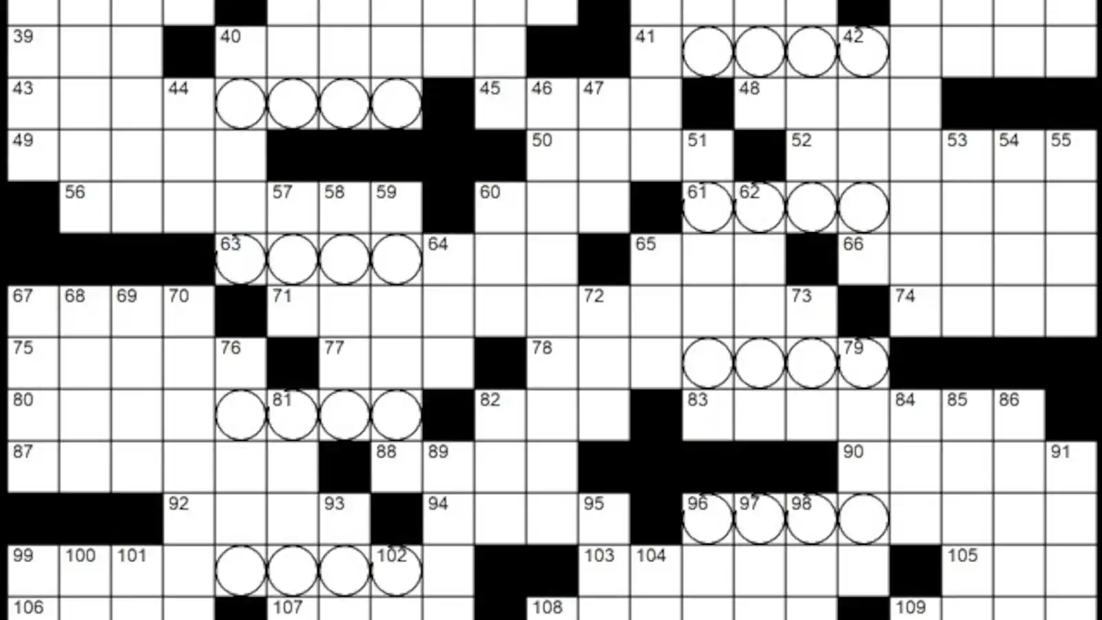 Solution To Evan Birnholz s April 9 Crossword Things Are Going Swimmingly The Washington Post