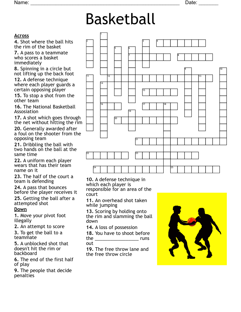 Sports Crossword WordMint