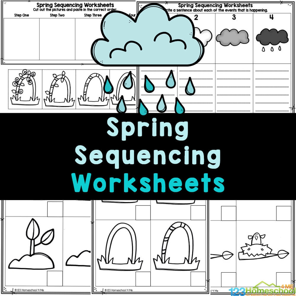 Spring Sequencing Worksheets For Preschoolers Free Printables 