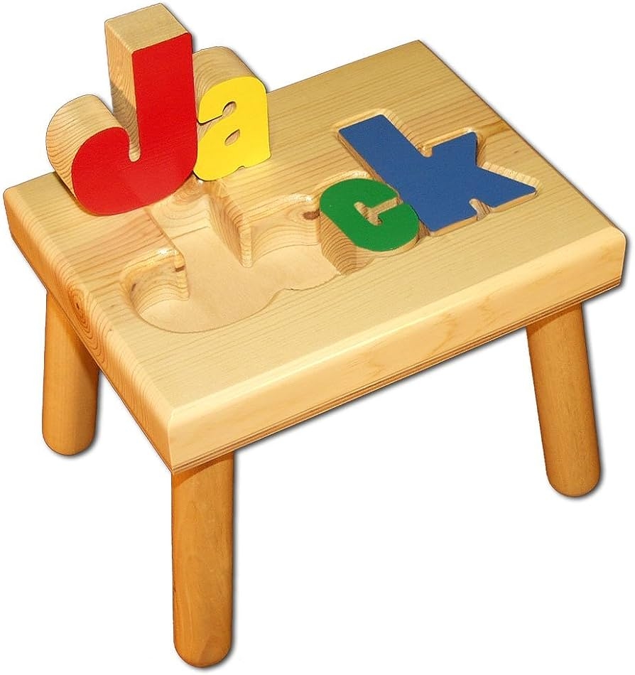 Stool For My Nephew Does Anybody Have Plans For How To Build A Stool Similar To This Or General Tips Or Instructions On How To Make The Letters I Have Only Found