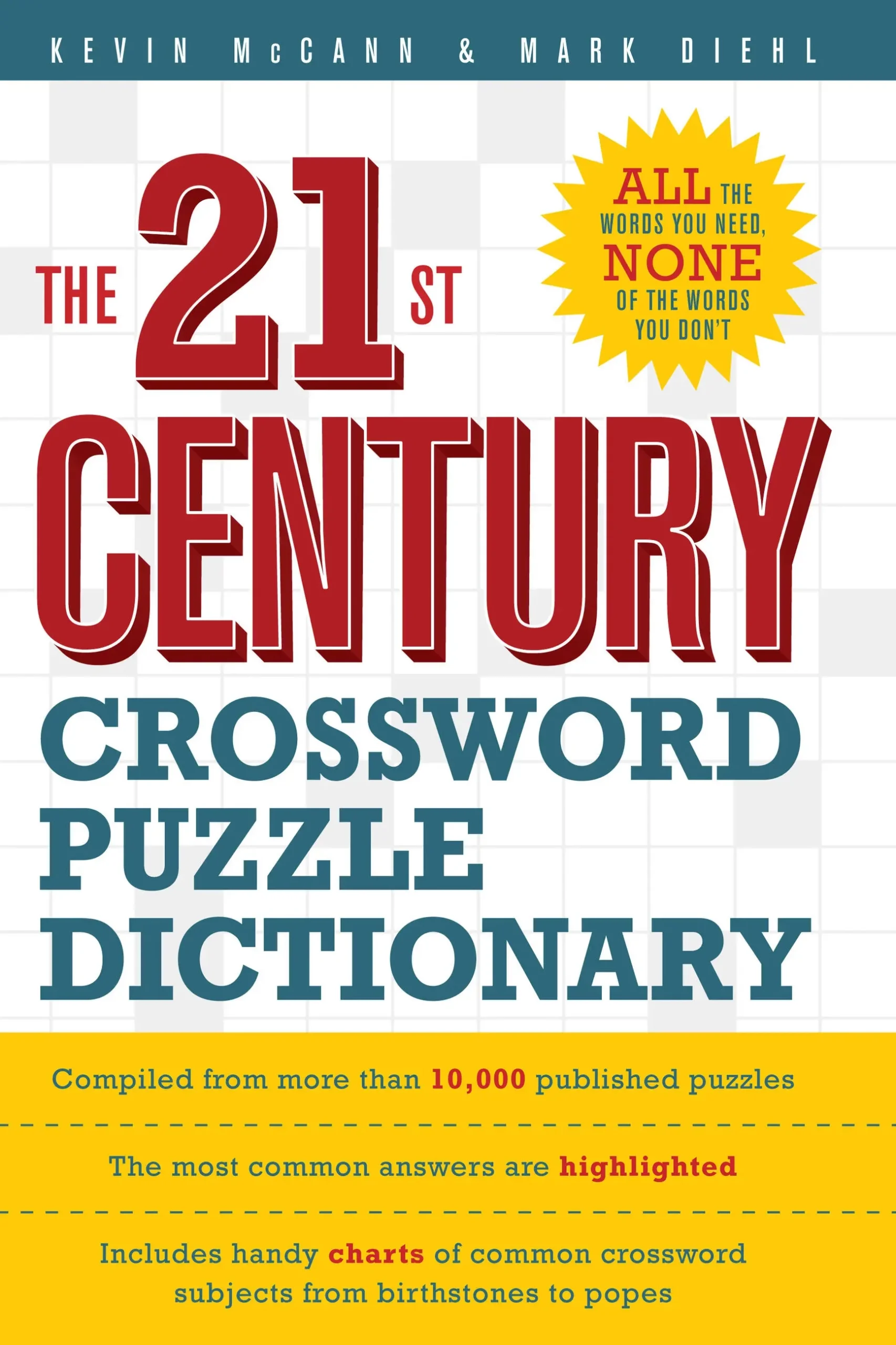 The 21st Century Crossword Puzzle Dictionary By Kevin McCann Mark Diehl Hachette Book Group