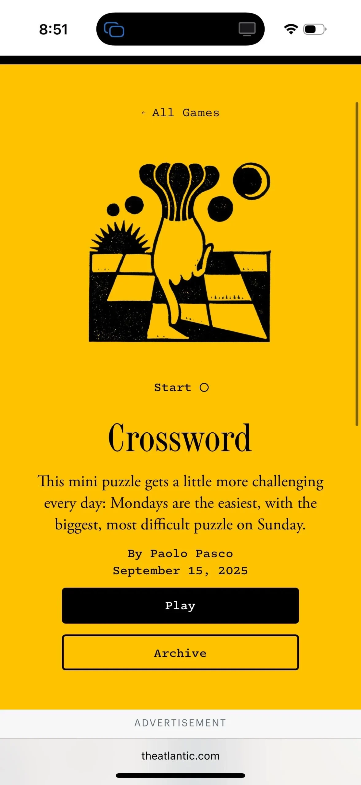 The Atlantic Crossword R Jeopardy