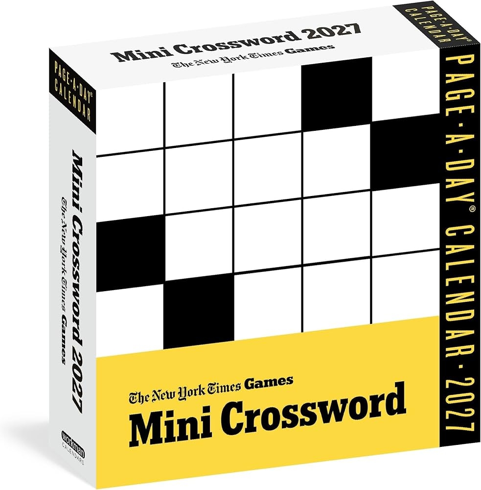 The New York Times Mini Crossword Page A Day Calendar 2027 For Crossword Beginners And Puzzle Pros The New York Times Workman Calendars 9781523535040 Amazon Books