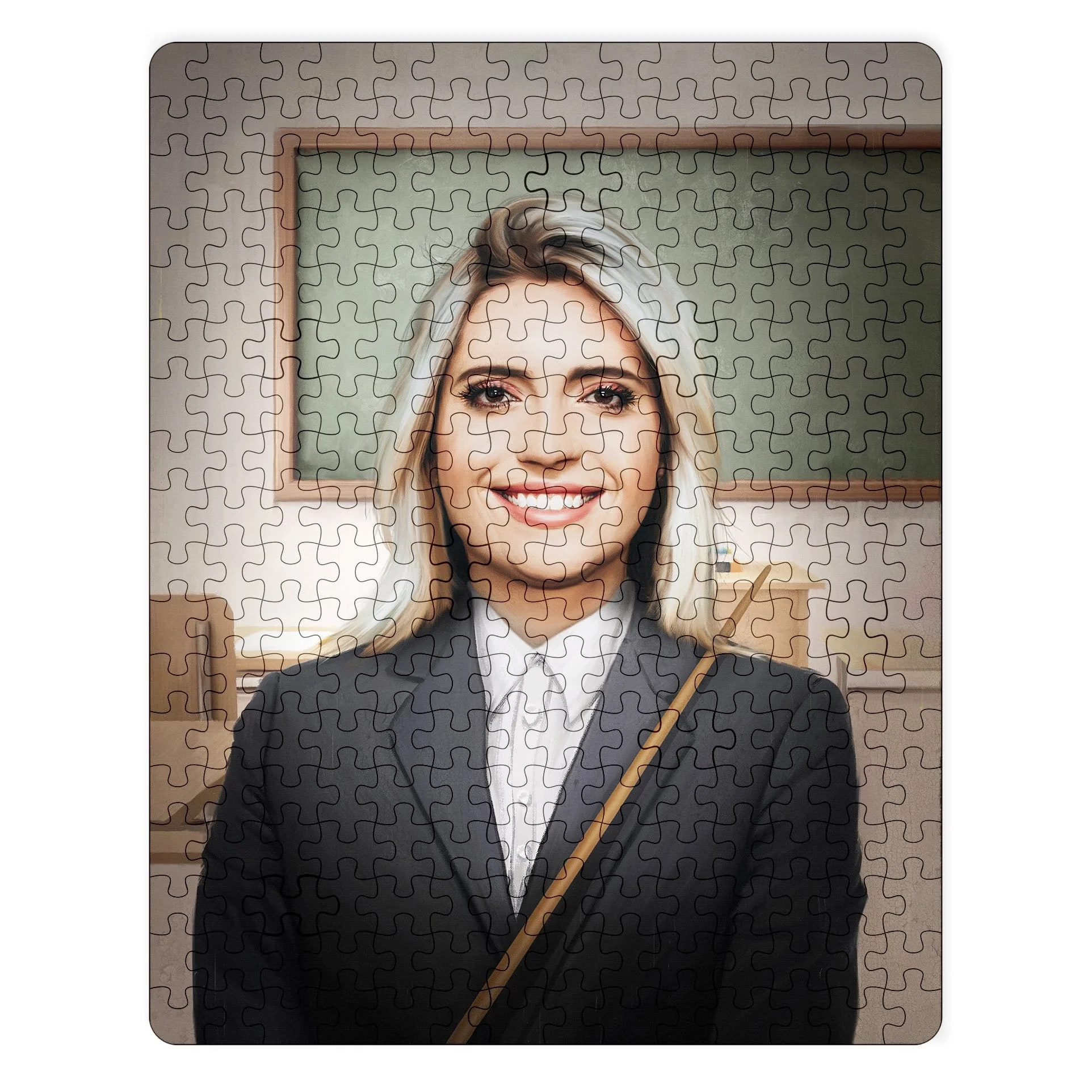 The Teacher Custom Puzzle Masterpiece Me