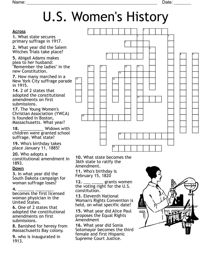 U S Geography Crossword WordMint