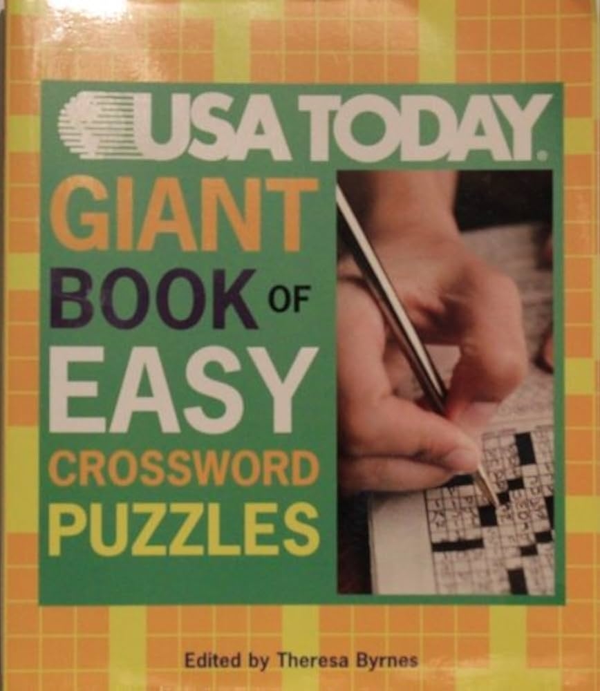 USA TODAY Giant Book Of Easy Book Of Easy Crossword Puzzles Theresa Byrnes 9781402749964 Amazon Books