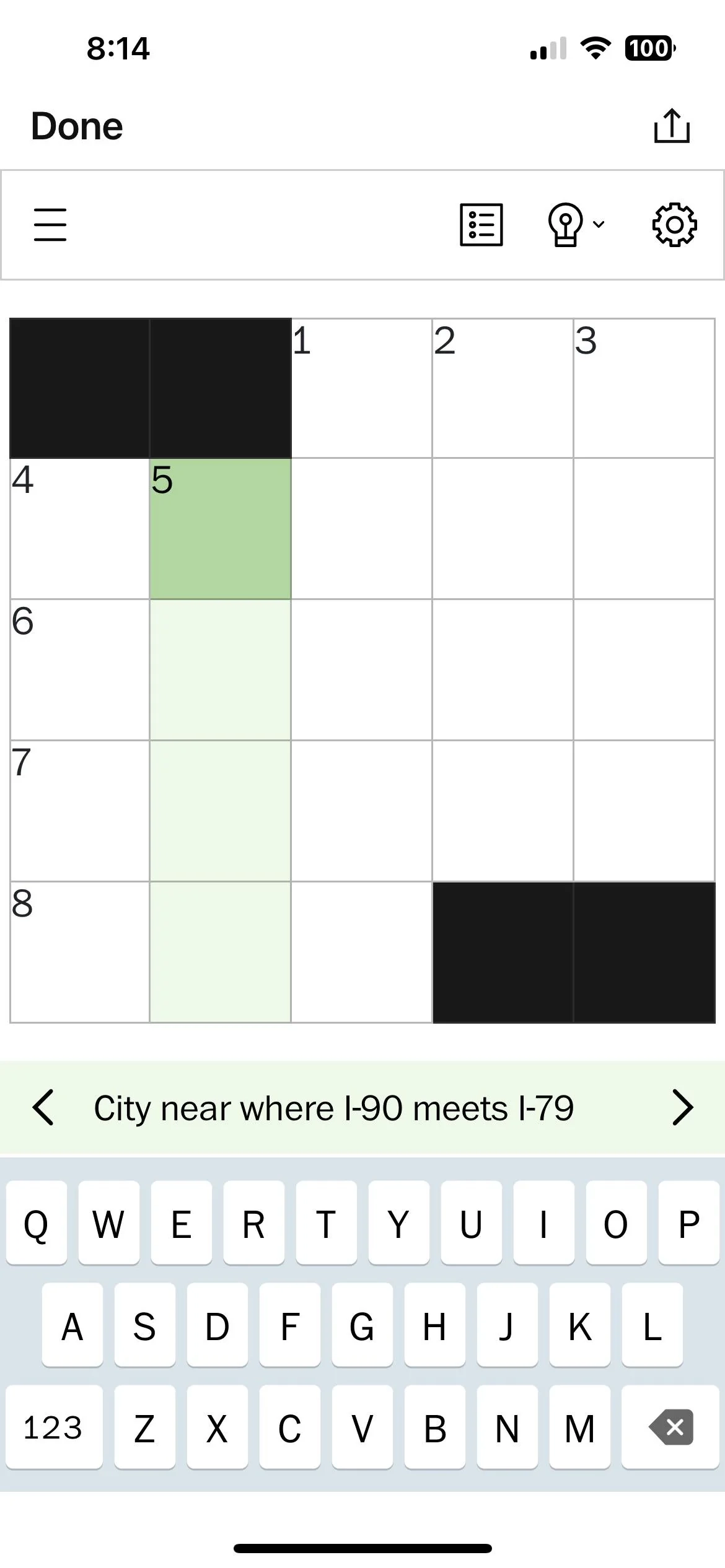 Washington Post Mini crossword Puzzle Question R Erie