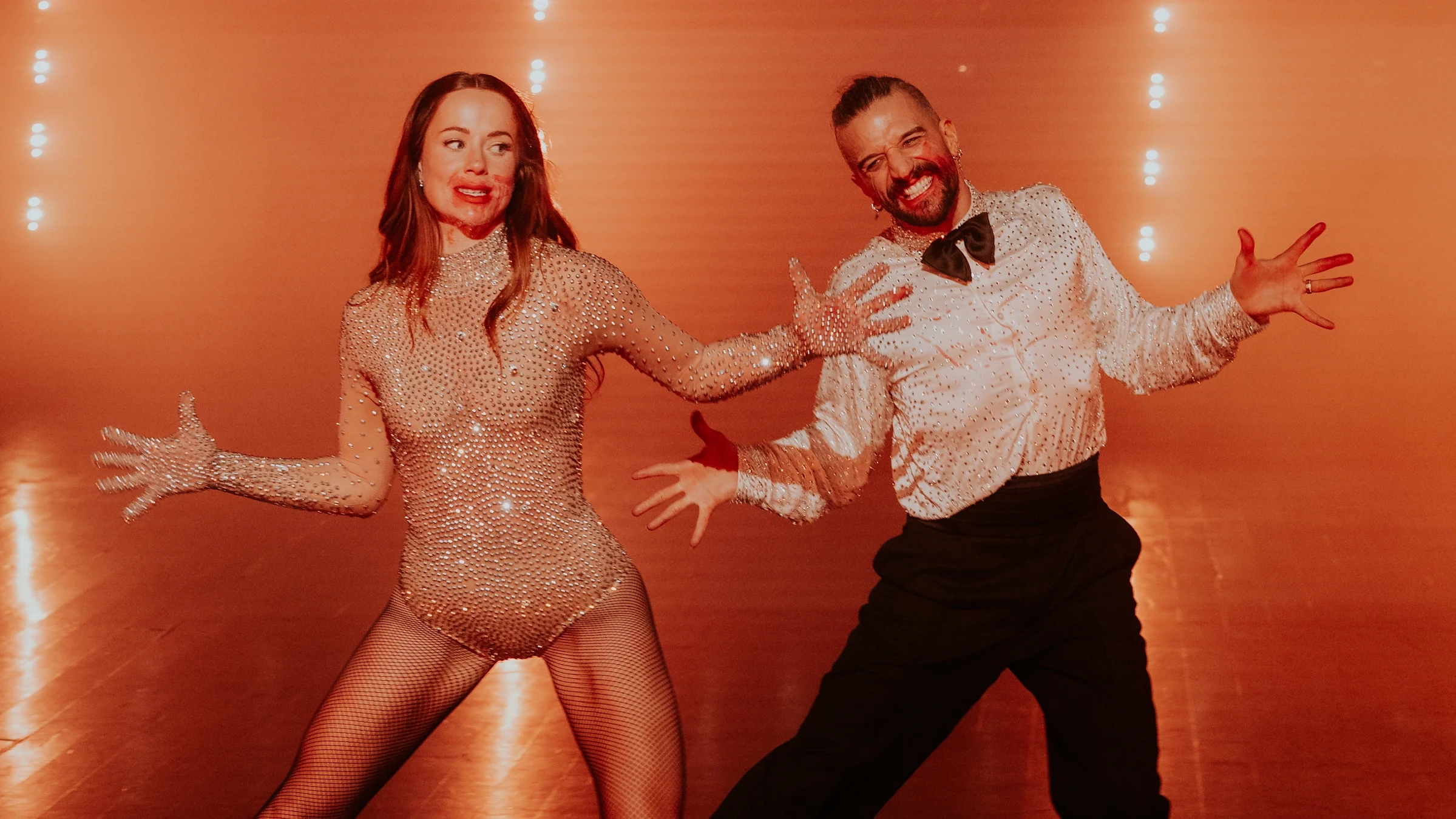 Whitney Leavitt Mark Ballas Share Their Dancing With The Stars Freestyle After Elimination Discuss Really Heavy Hate Mail