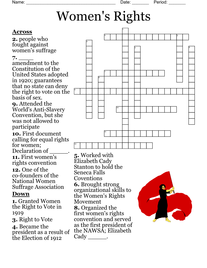 Women In History Word Search WordMint